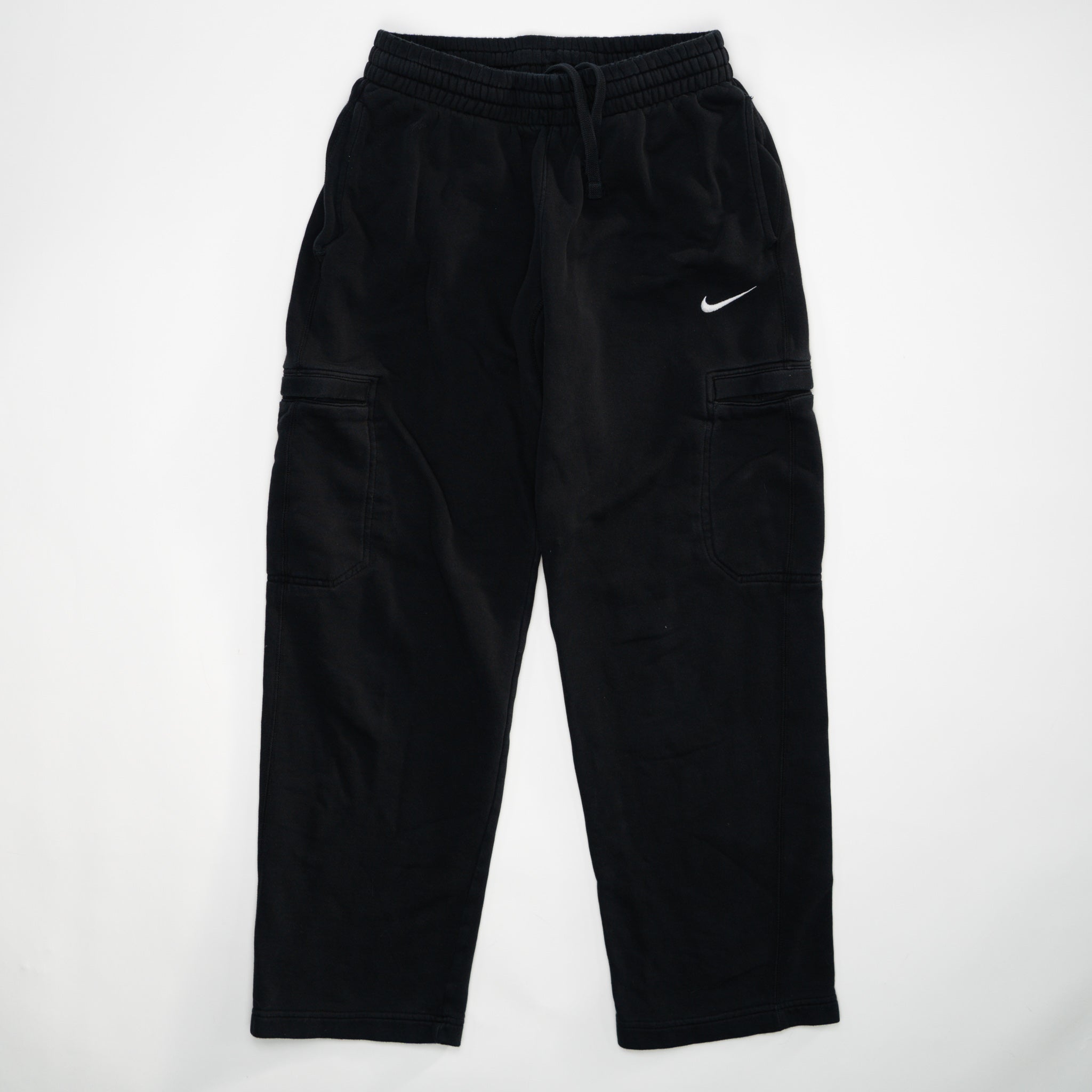 Vintage Black Nike Cargo Sweatpants (S) | Rebalance Vintage.