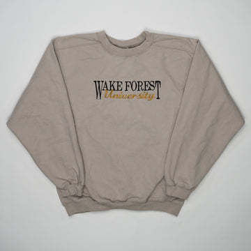 Vintage 90s Beige Wake Forest University (S) | Rebalance Vintage.