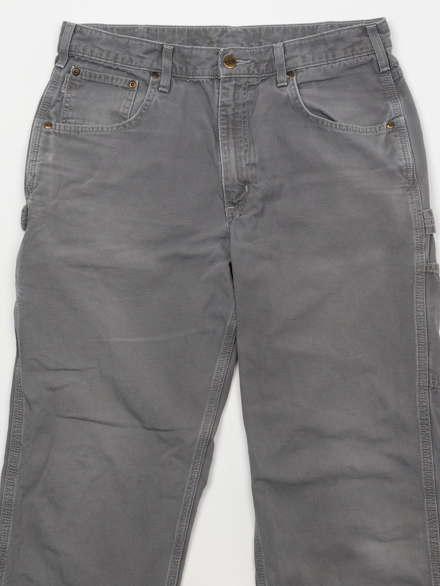 Vintage Grey Carhartt Cargo Pants (34 x 32)