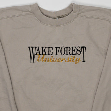 Vintage 90s Beige Wake Forest University (S) | Rebalance Vintage.