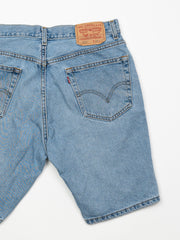 Vintage 90s Blue 505 Levi Jean Shorts (34 x 9)