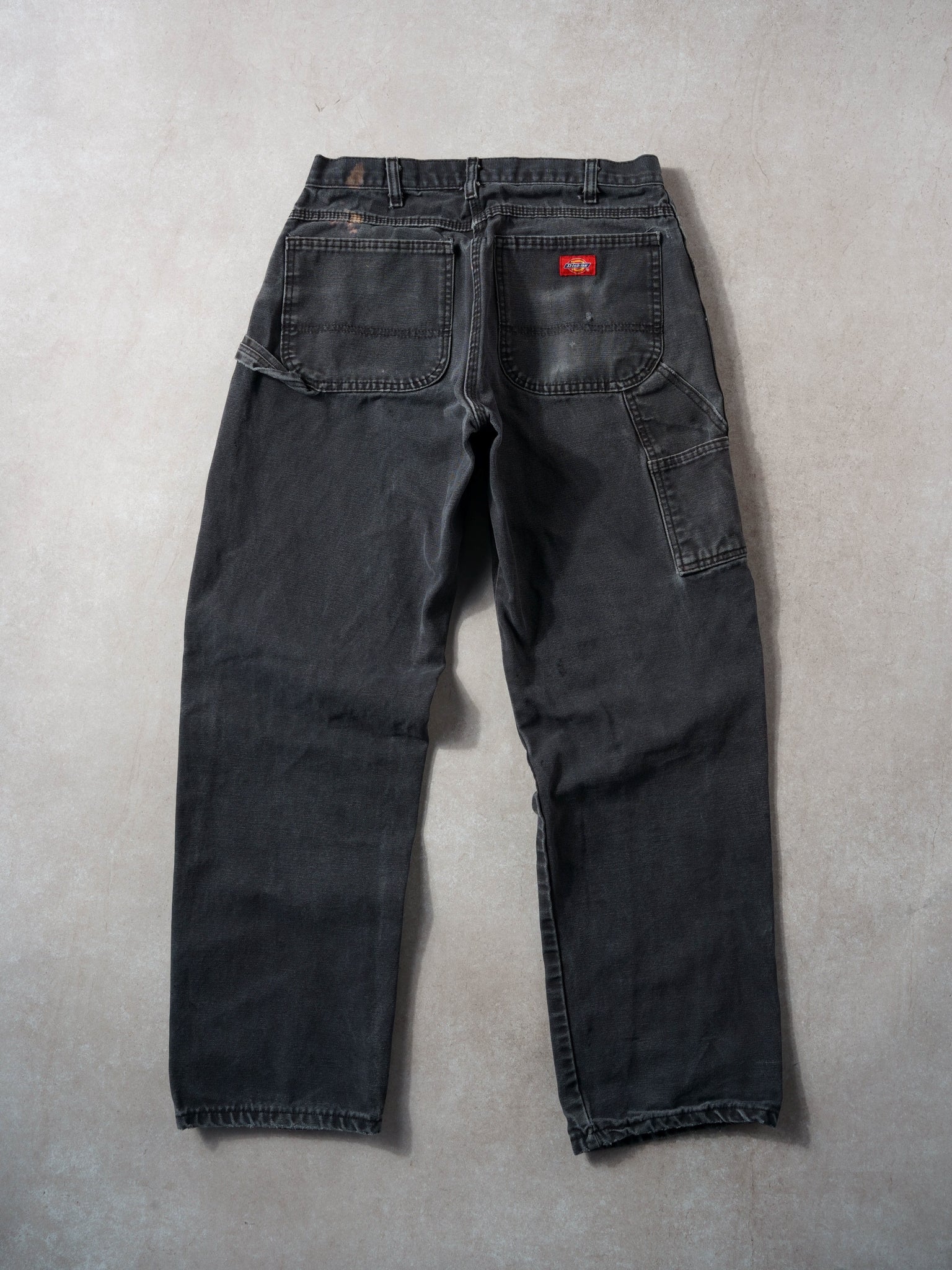 Vintage 90s Washed Black Dickies Carpenter Pants (30x30)