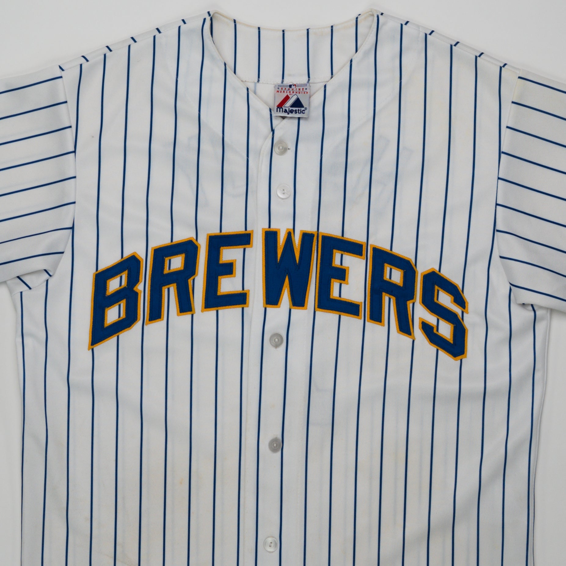 Vintage Milwaukee Brewers MLB Hardy Majestic Jersey (M) | Rebalance Vintage.