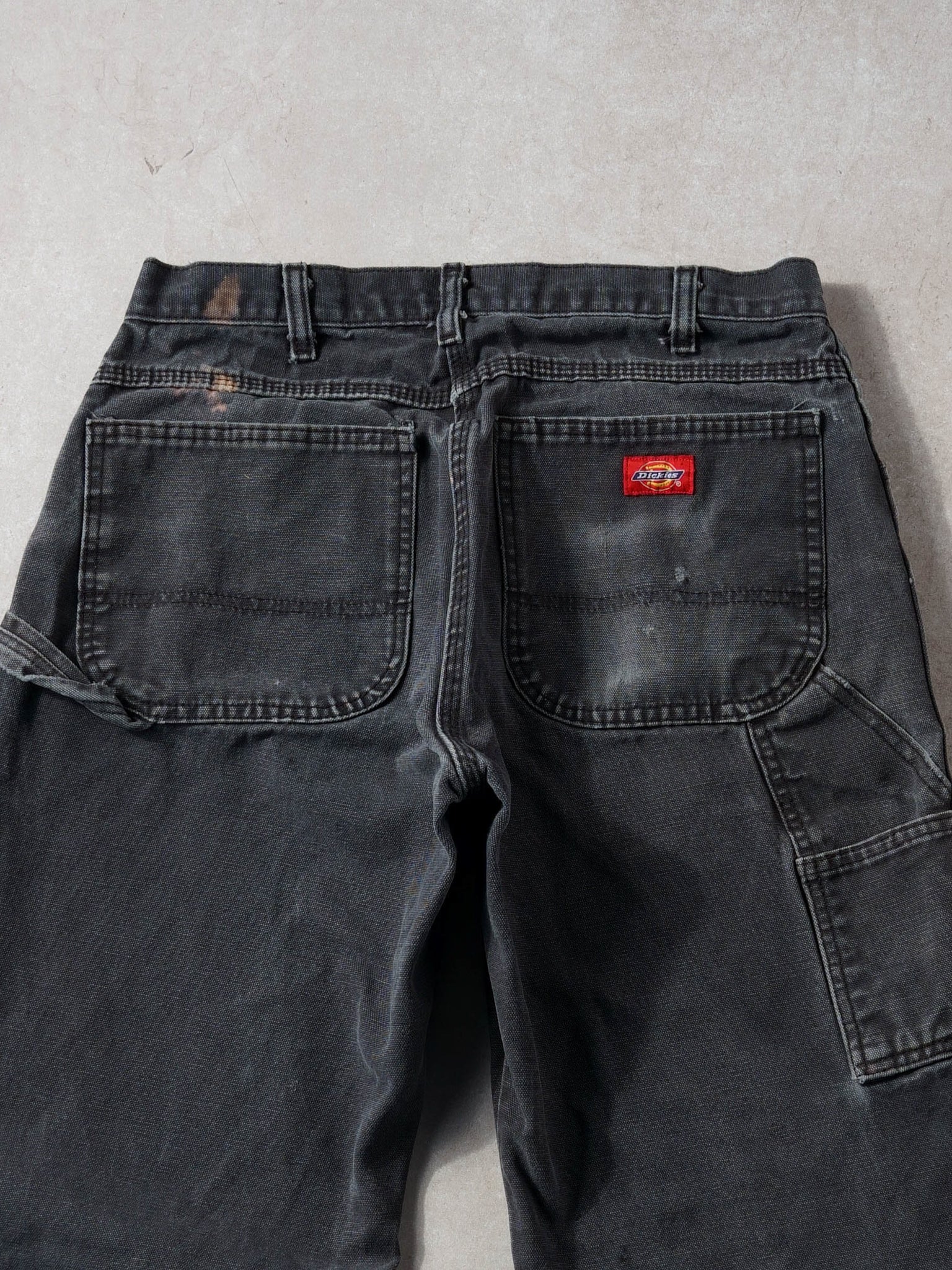 Vintage 90s Washed Black Dickies Carpenter Pants (30x30)