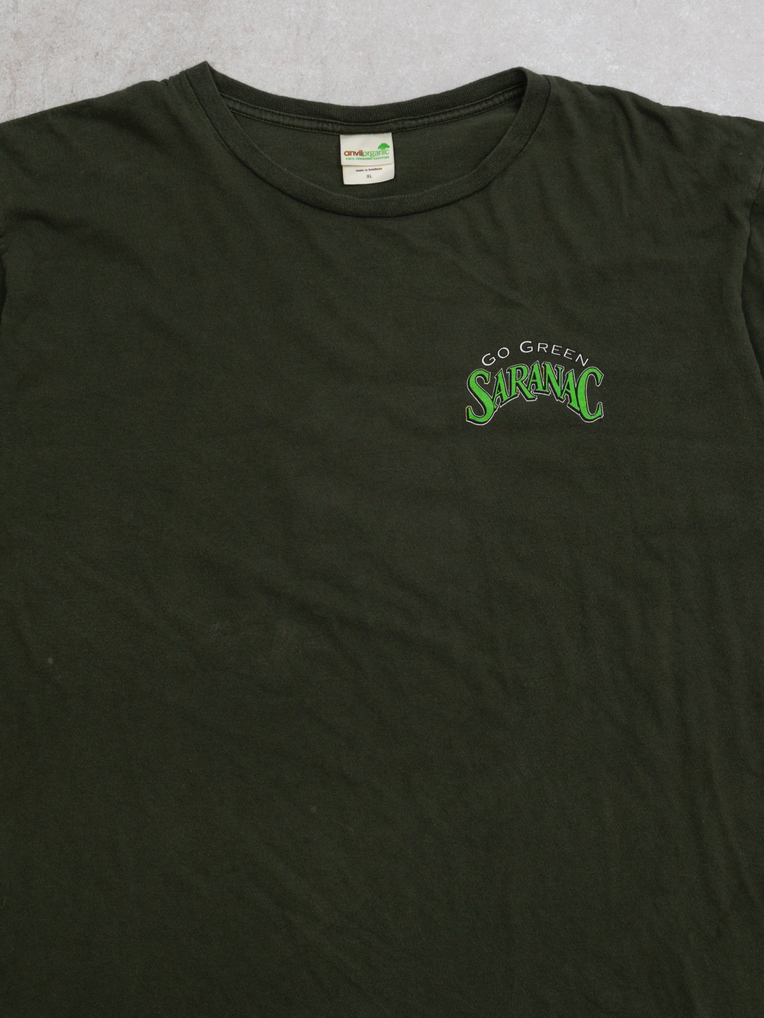 Vintage Green 'Go Green' Saranac Tee (M)