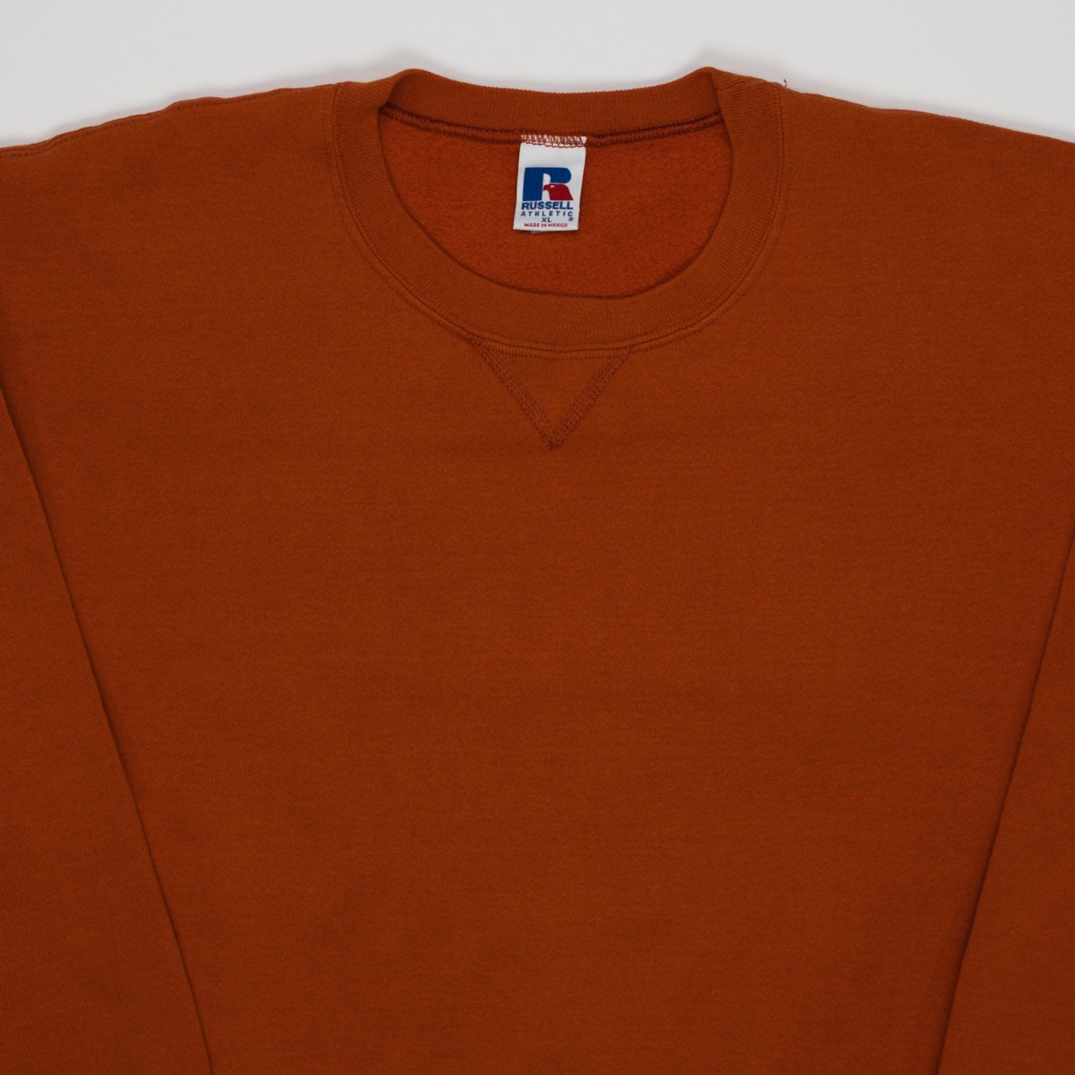 Vintage 90s Orange Russell Athletic Crewneck (L) | Rebalance Vintage.