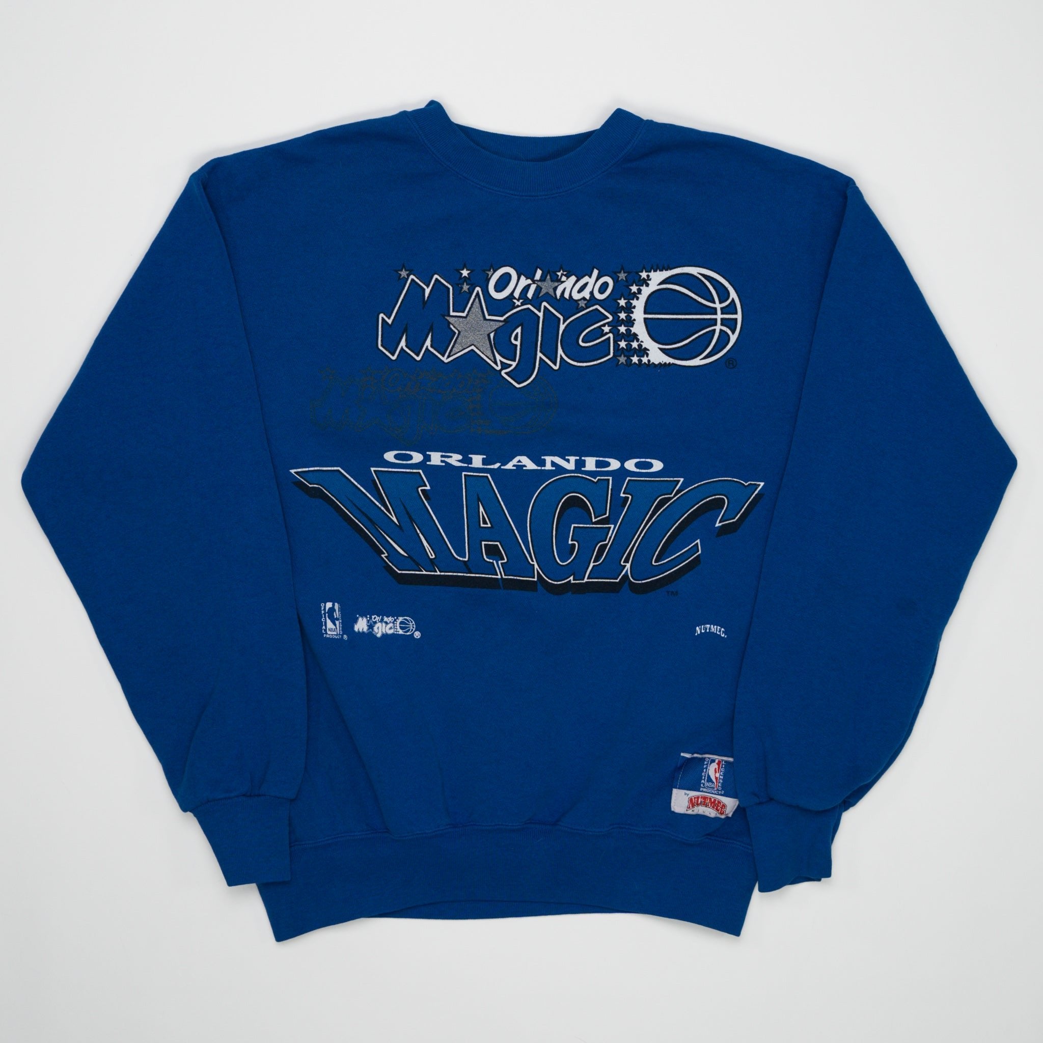 Vintage 90s Blue Orlando Magic NBA Crewneck (M) | Rebalance Vintage.