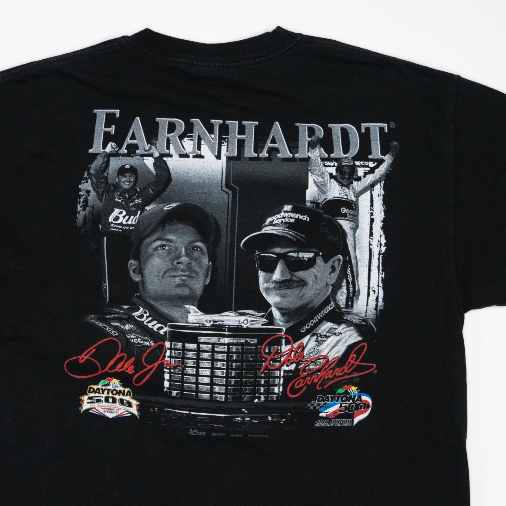 Vintage '98 Black Daytona 500 Earnhardt Chmapion Tee (M)