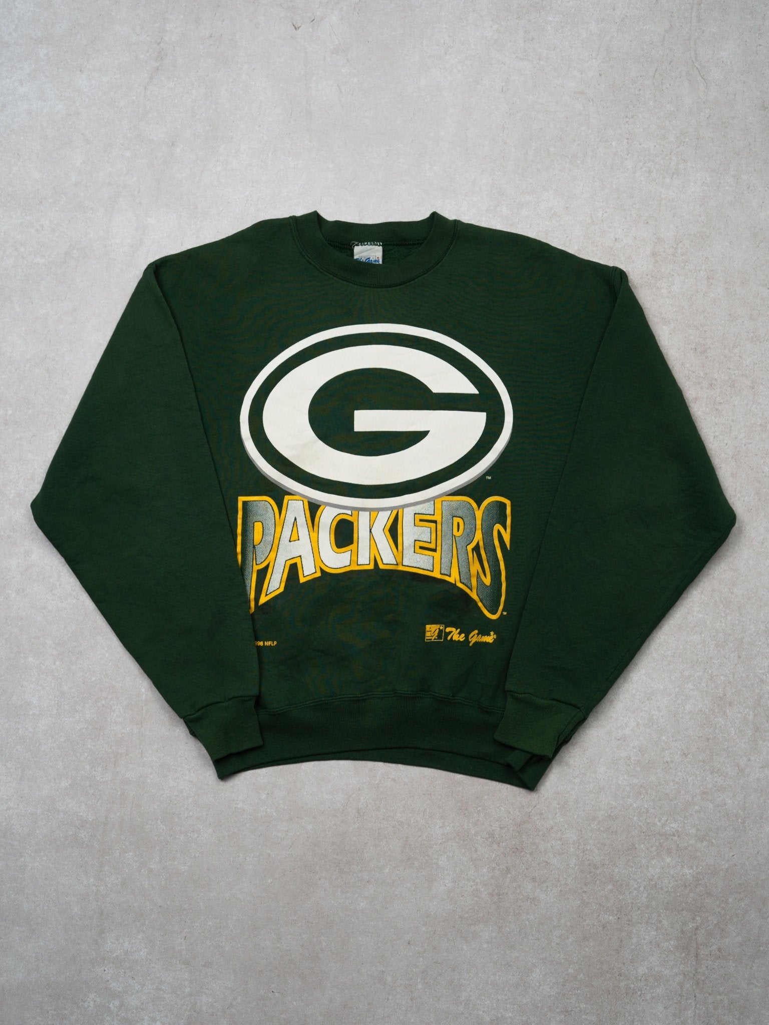 Vintage '96 Green Bay Packers 'G' Crewneck (S/M)
