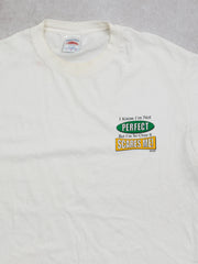 Vintage 90s White 'I Know Im Not Perfect' Tee (M)