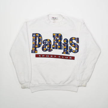 Vintage 90s Paris Sports Club Crewneck (S) | Rebalance Vintage.