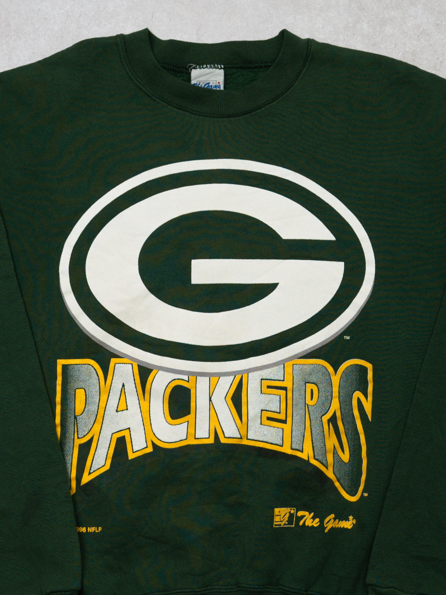 Vintage '96 Green Bay Packers 'G' Crewneck (S/M)