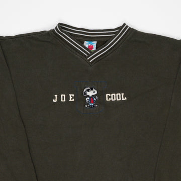 Vintage Moss Green Joe Cool Snoopy Crewneck (M/L) | Rebalance Vintage.