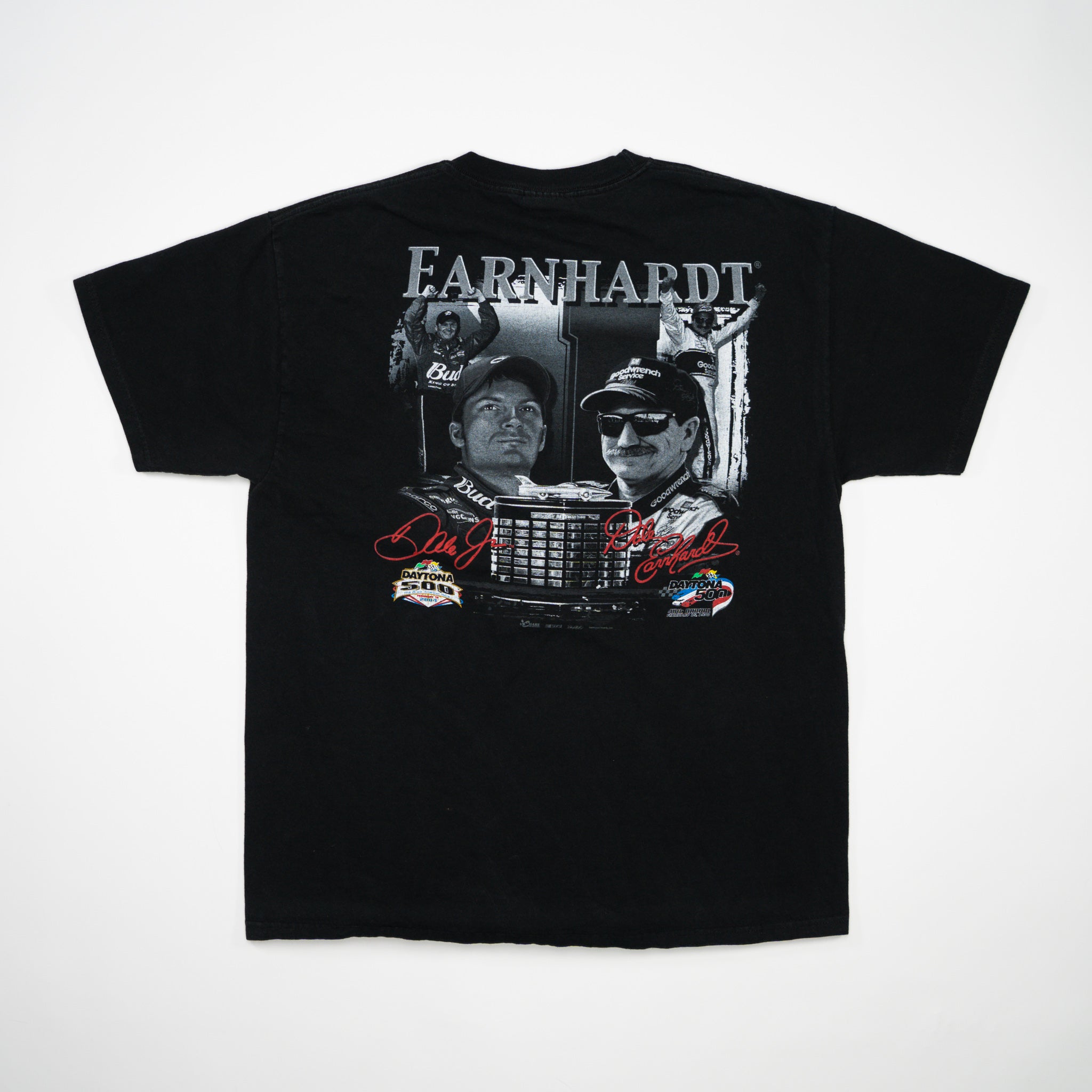 Vintage '98 Black Daytona 500 Earnhardt Chmapion Tee (M)