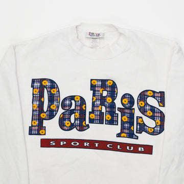 Vintage 90s Paris Sports Club Crewneck (S) | Rebalance Vintage.