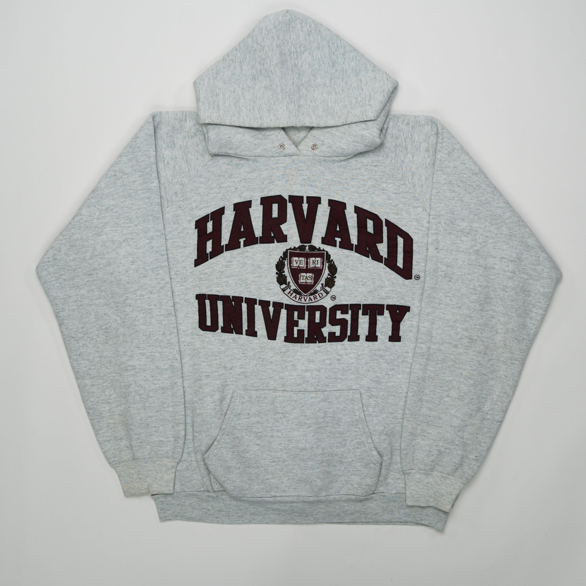 Vintage 90s Grey Harvard University Hoodie (M/L) | Rebalance Vintage.