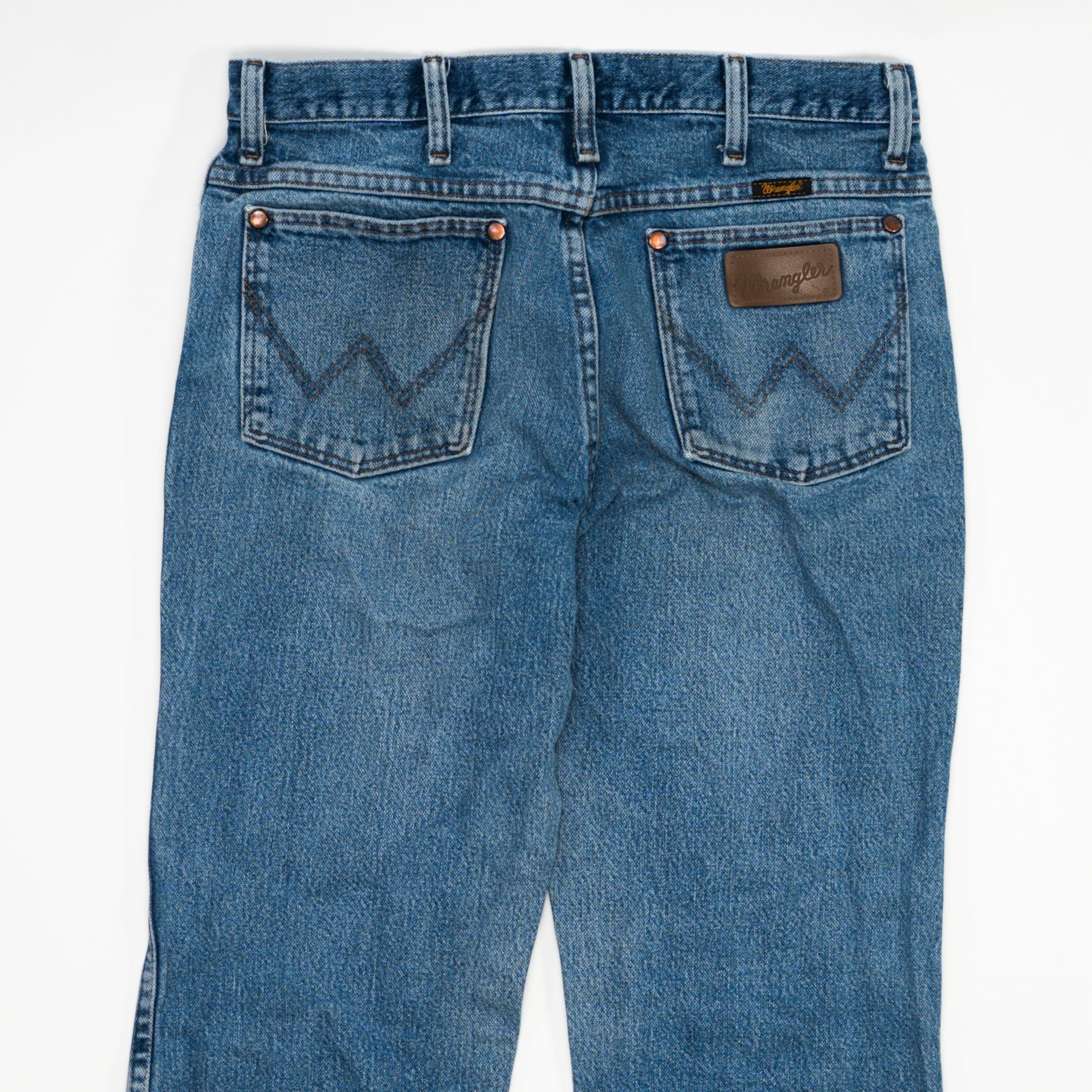 Vintage 80s Blue Wrangler Jeans (31 x 32) | Rebalance Vintage.