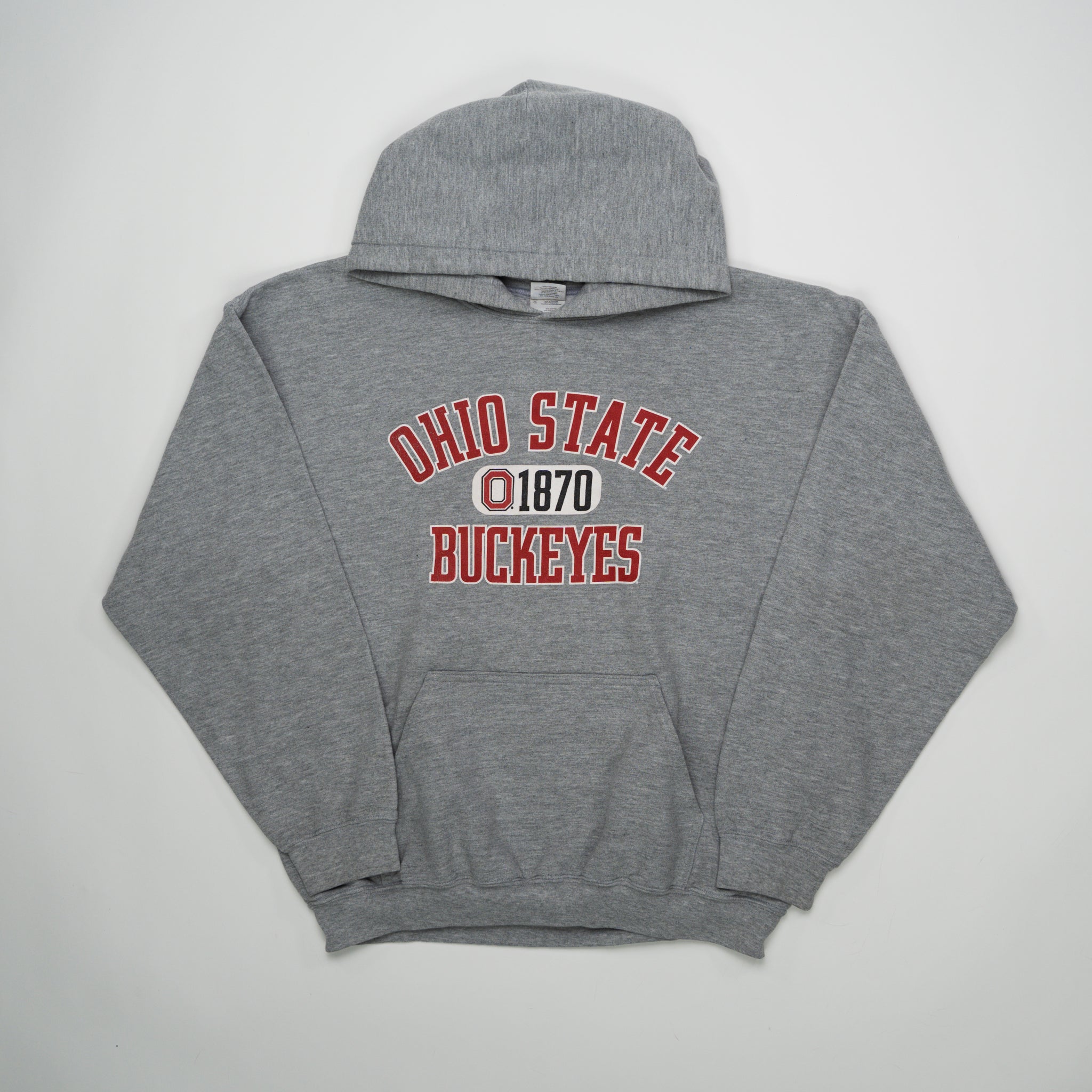 Vintage Grey Ohio State Buckeyes 1870 Hoodie (L) | Rebalance Vintage.