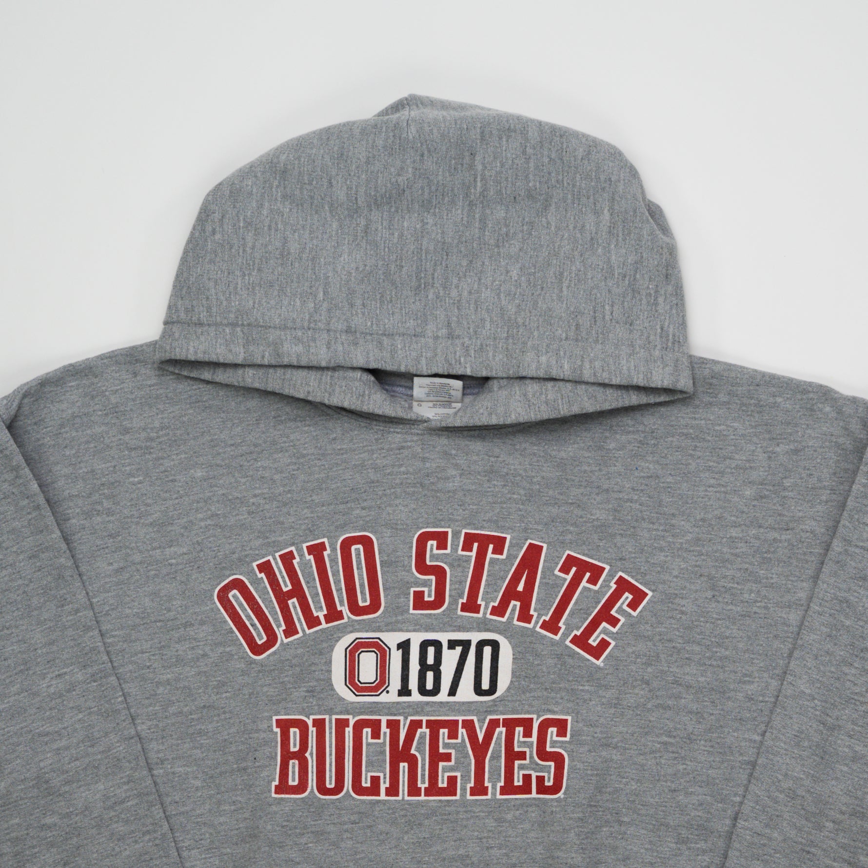 Vintage Grey Ohio State Buckeyes 1870 Hoodie (L) | Rebalance Vintage.