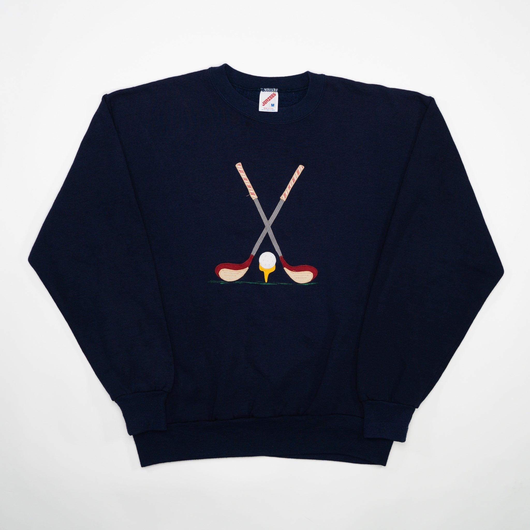 Vintage 80s Blue Golf x Jerzee Crewneck (M)