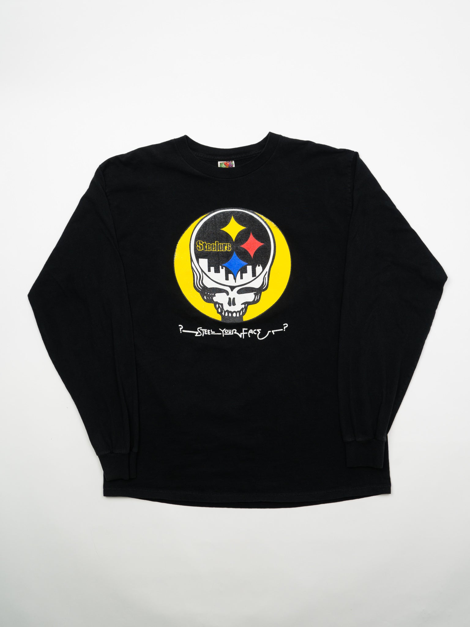 Vintage 90s Steelers Grateful Dead 'Steel Your Face' Long Sleeve (L)