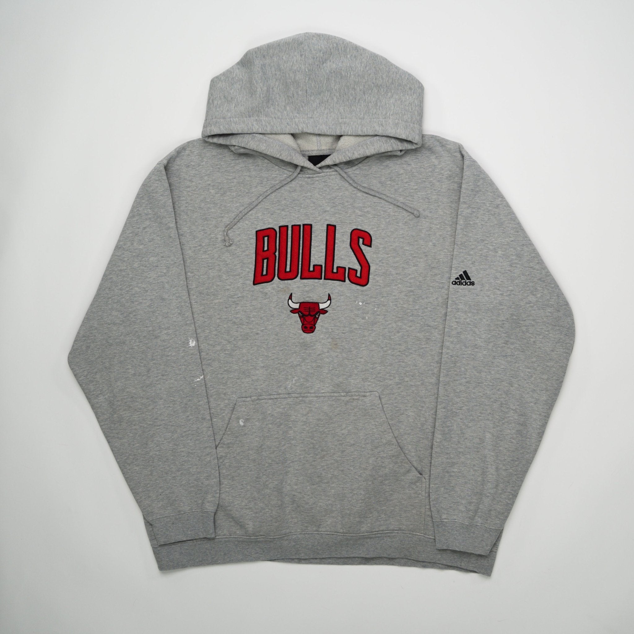 Vintage Grey Chicago Bulls x Adidas Hoodie (XL) | Rebalance Vintage.