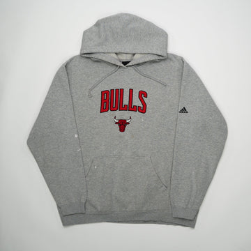 Vintage Grey Chicago Bulls x Adidas Hoodie (XL) | Rebalance Vintage.