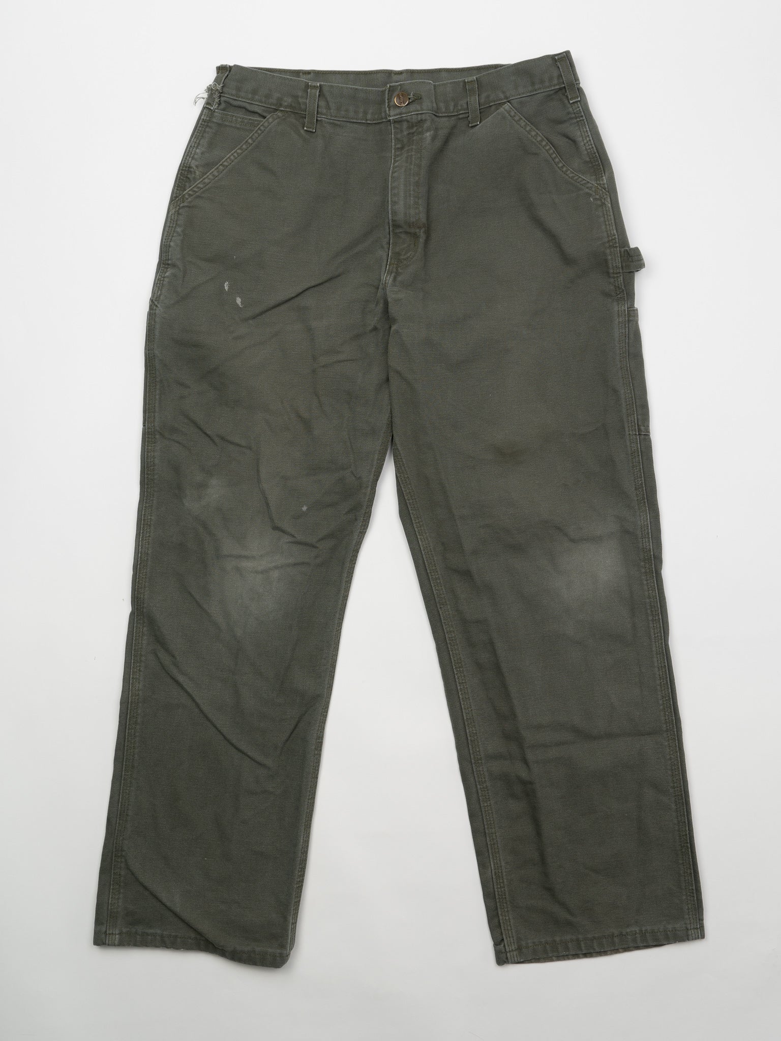 Vintage Army Green Carhartt Cargo Pants (36 x 32)