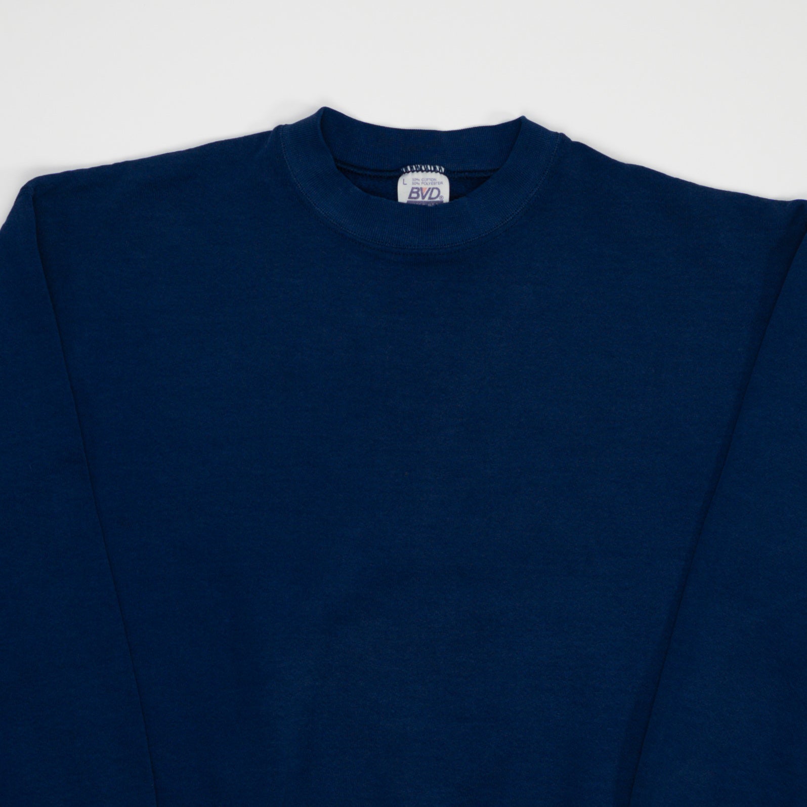Vintage 90s Blank Royal Blue Crewneck (M) | Rebalance Vintage.
