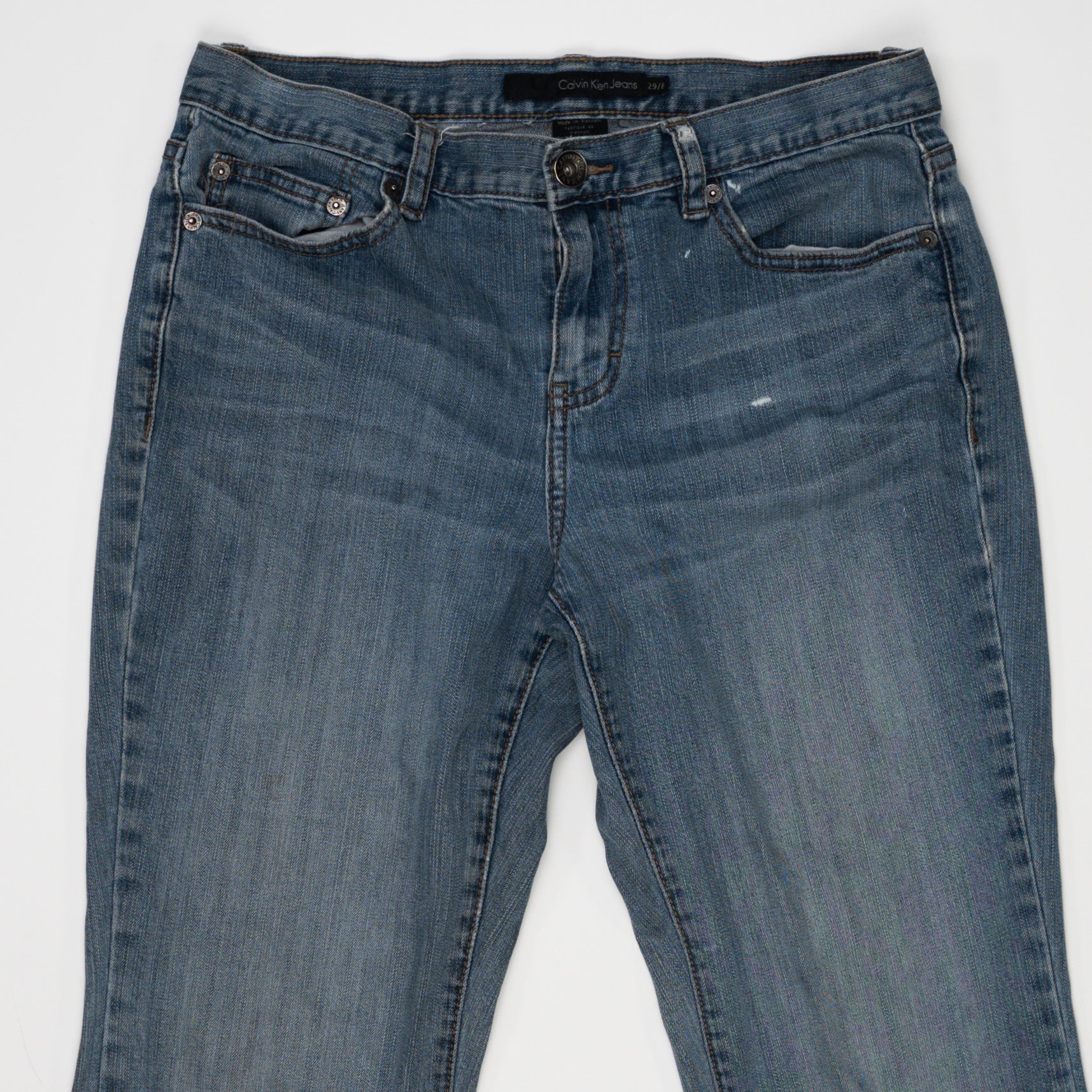 Vintage Calvin Klein Bell Bottom Jeans (30 x 30) | Rebalance Vintage.