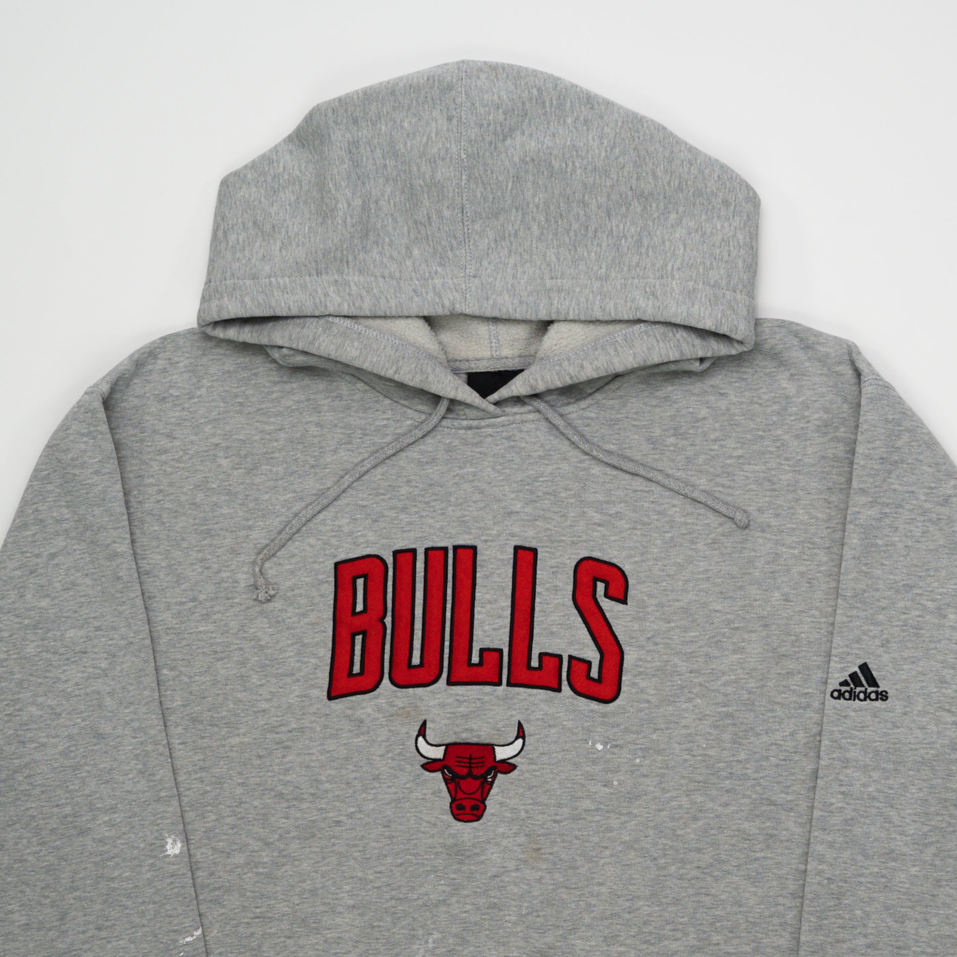 Vintage Grey Chicago Bulls x Adidas Hoodie (XL) | Rebalance Vintage.