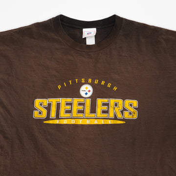 Vintage Brown Pittsburgh Steelers Football Tee (L) | Rebalance Vintage.