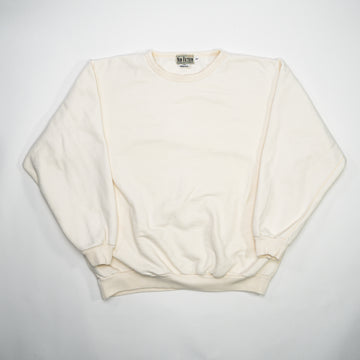 Vintage Cream Blank Non Fiction Crewneck (XL) | Rebalance Vintage.