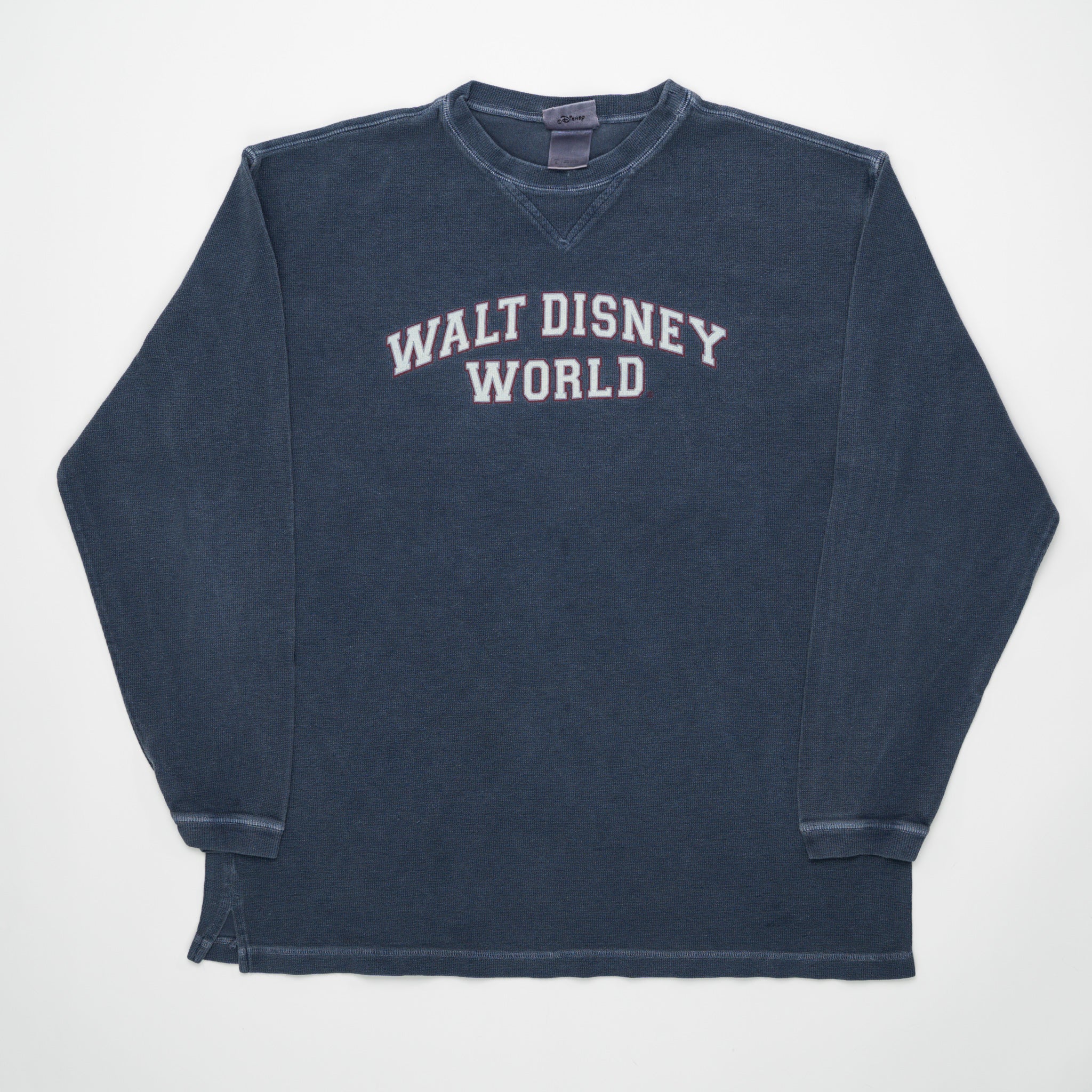 Vintage Washed Blue Walt Disney World Long Sleeve (L) | Rebalance Vintage.
