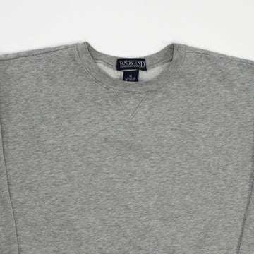 Vintage Blank Grey Lands End Crewneck (L) | Rebalance Vintage.