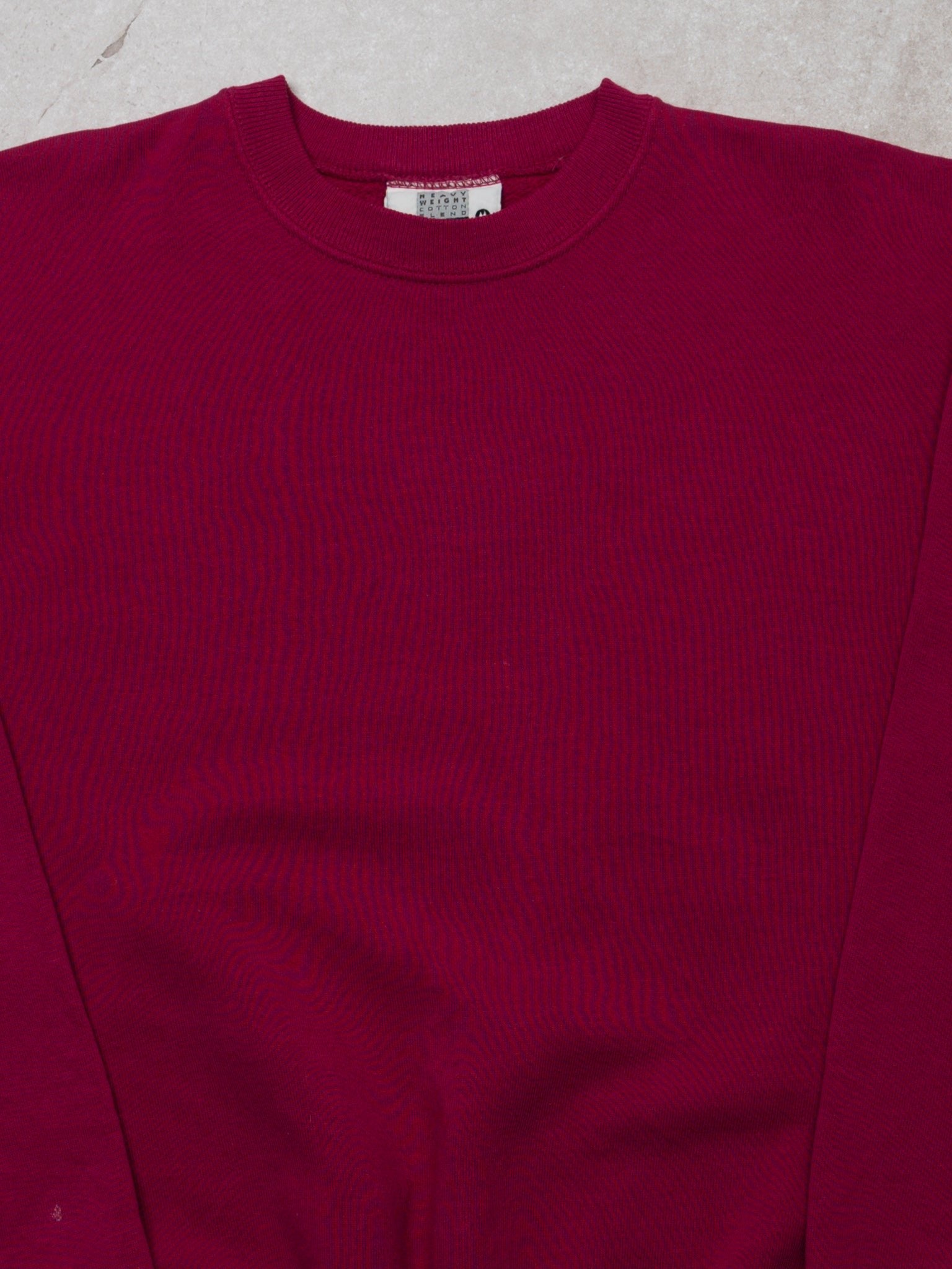 Vintage 90s Dark Pink Lee Heavy Weight Crewneck (S/M)