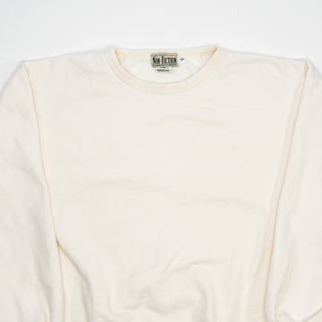 Vintage Cream Blank Non Fiction Crewneck (XL) | Rebalance Vintage.