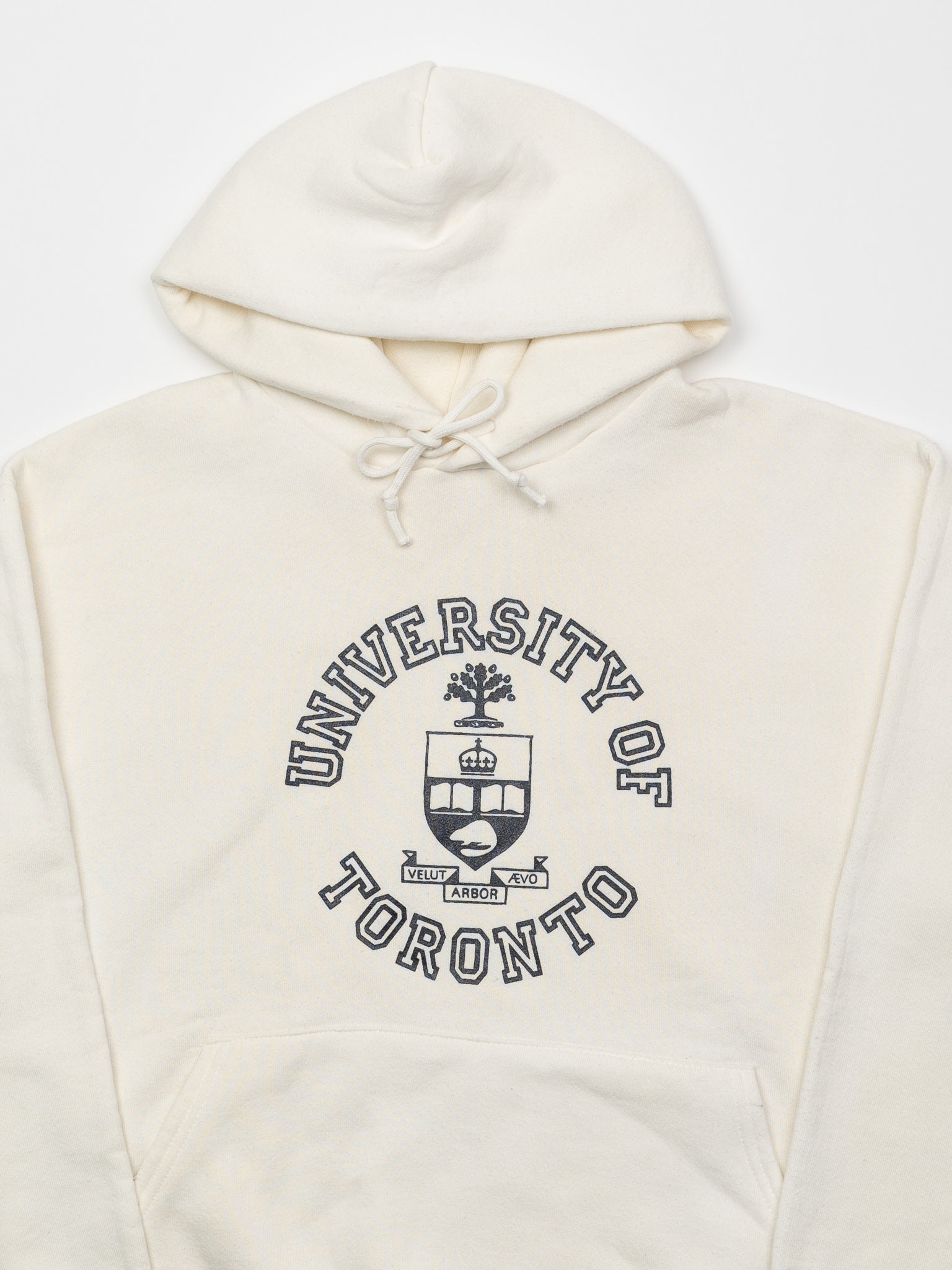 Vintage 90s Cream UofT x Russell Athletics Hoodie (M)