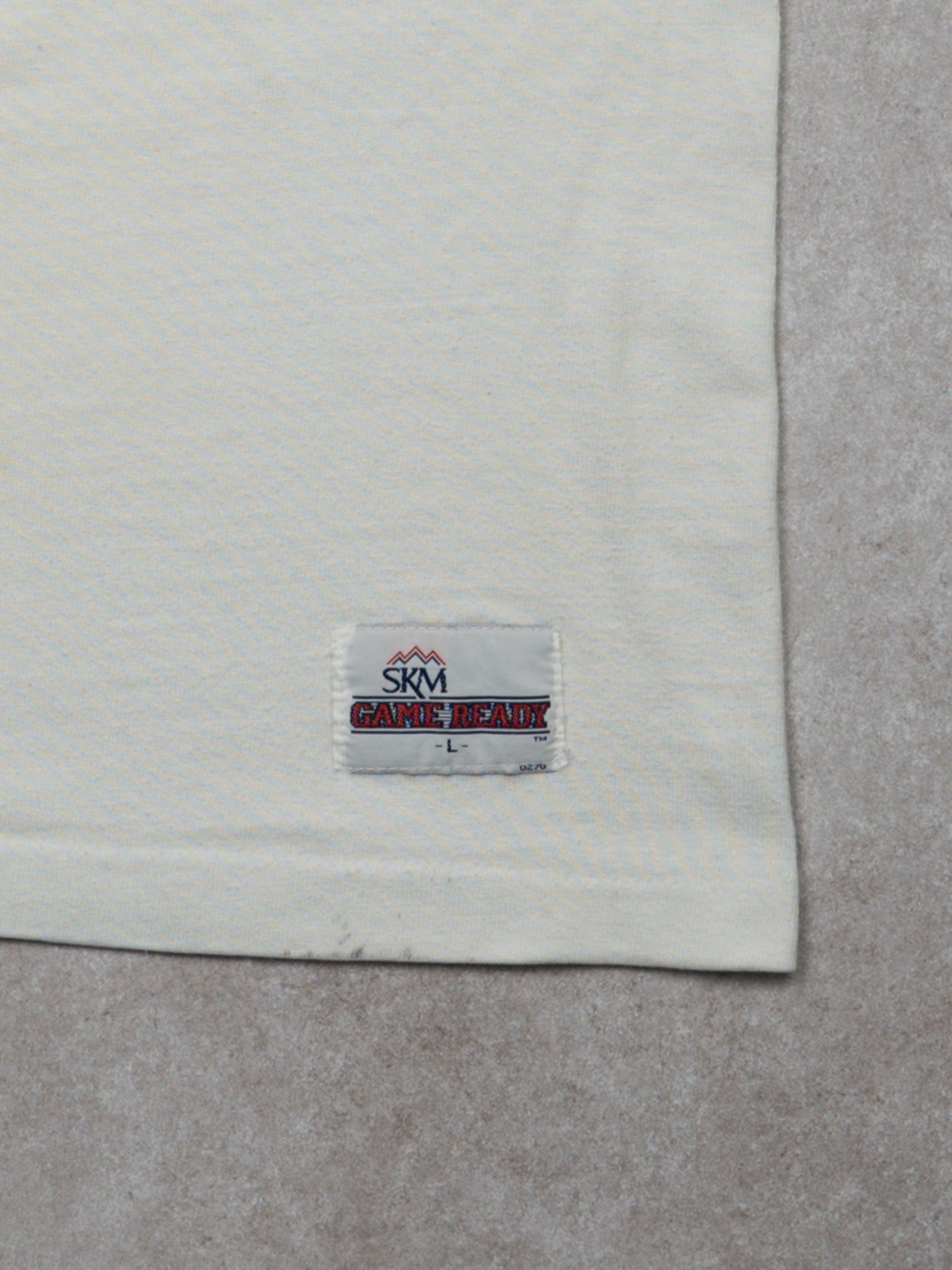 Vintage 80s White UW Oshkosh Titans Tee (S)
