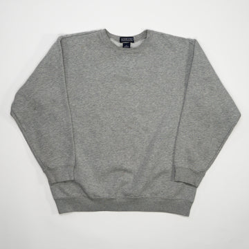Vintage Blank Grey Lands End Crewneck (L) | Rebalance Vintage.
