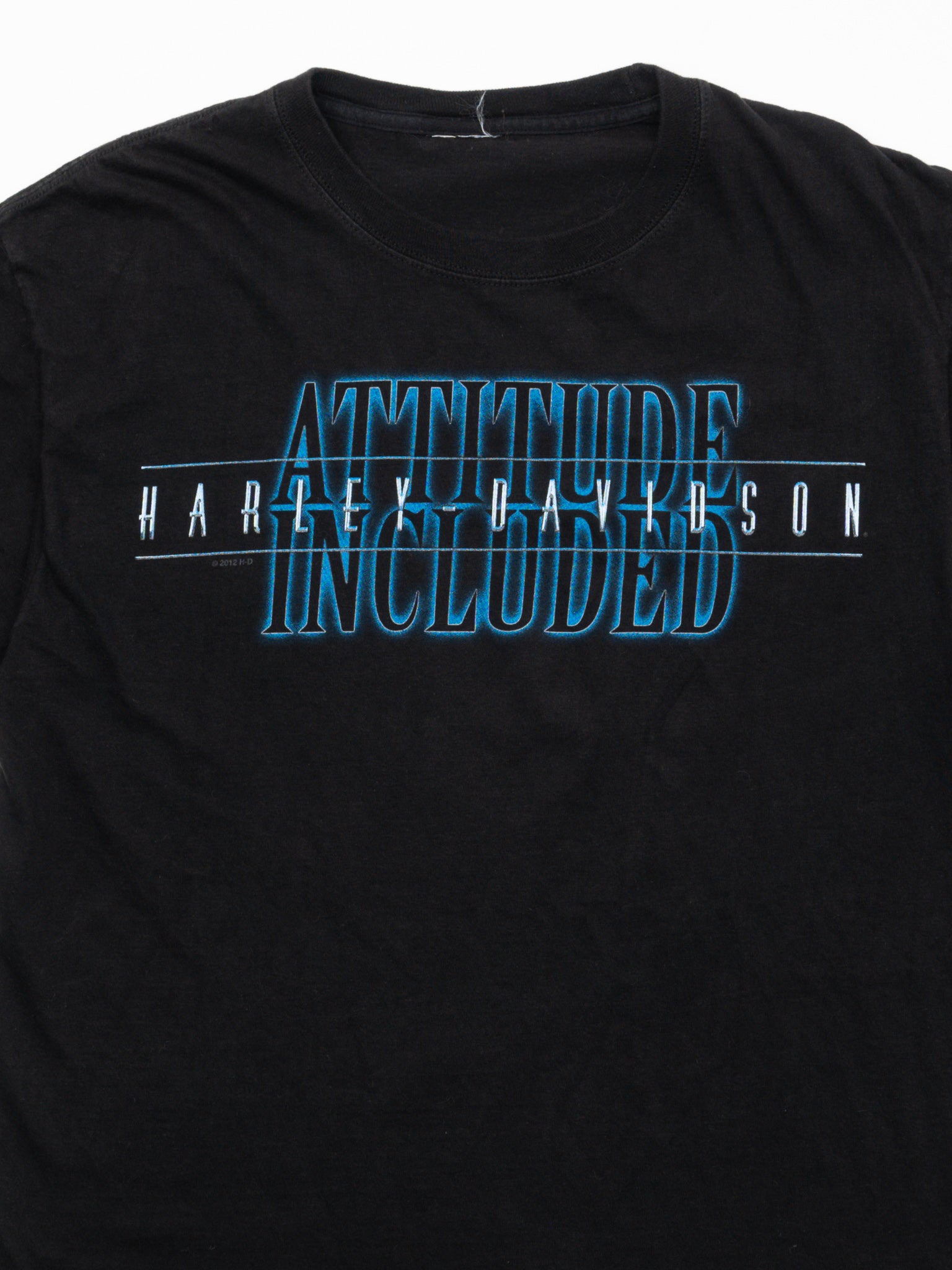 Vintage Black Harley Davidson Attitude Dubois Tee (S/M)