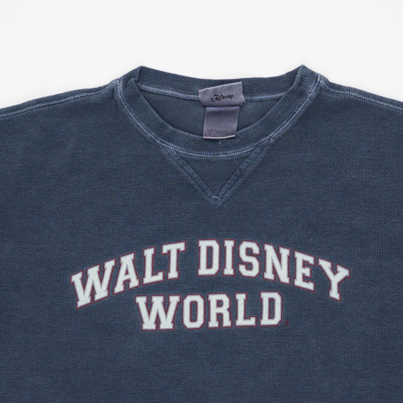 Vintage Washed Blue Walt Disney World Long Sleeve (L) | Rebalance Vintage.