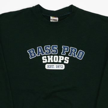 Vintage Green Bass Pro Shops Crewneck | Rebalance Vintage.