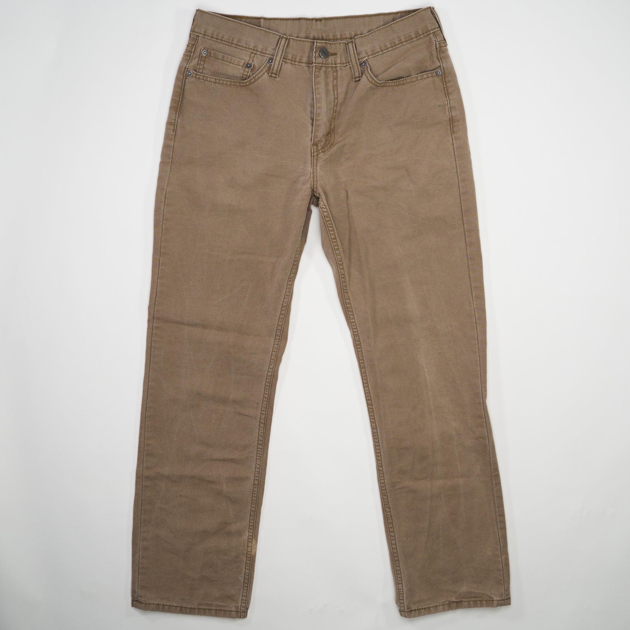 Vintage Dark Beige 514 Levi Jeans (32 x 30)