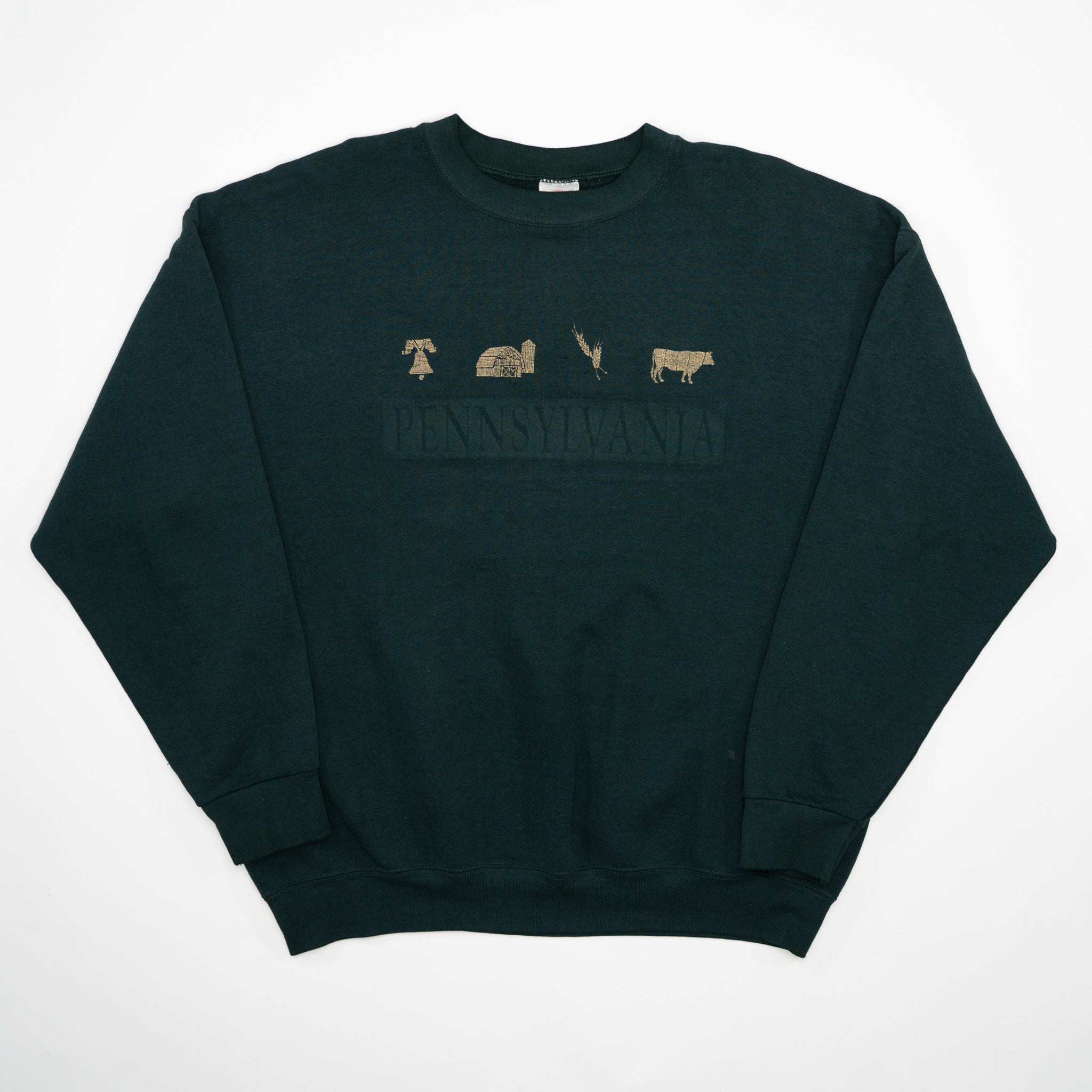Vintage 90s Green Pennslyvania Farm Crewneck (L)