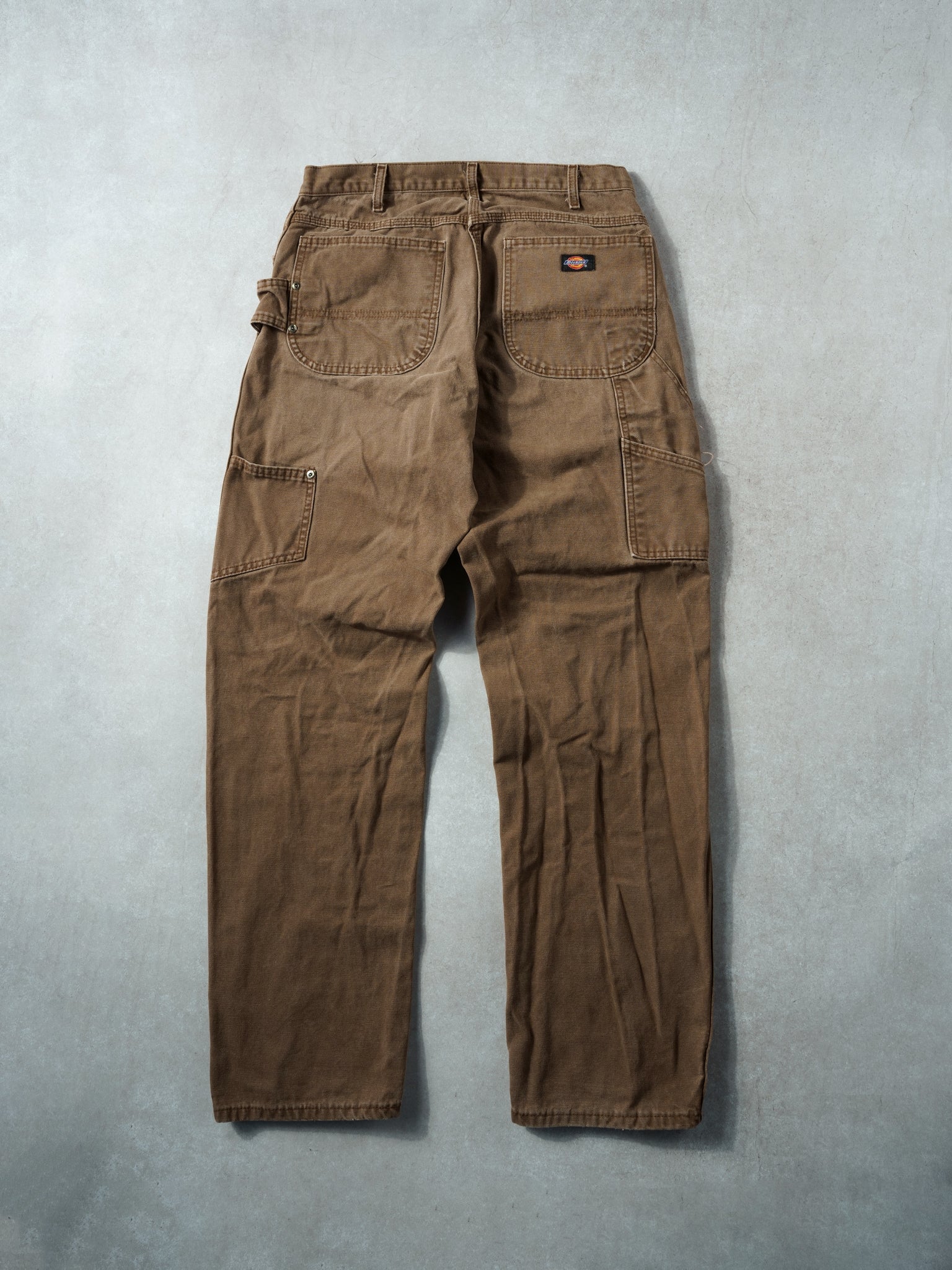 Vintage 90s Washed Brown Dickies Carpenter Pants (32x33)