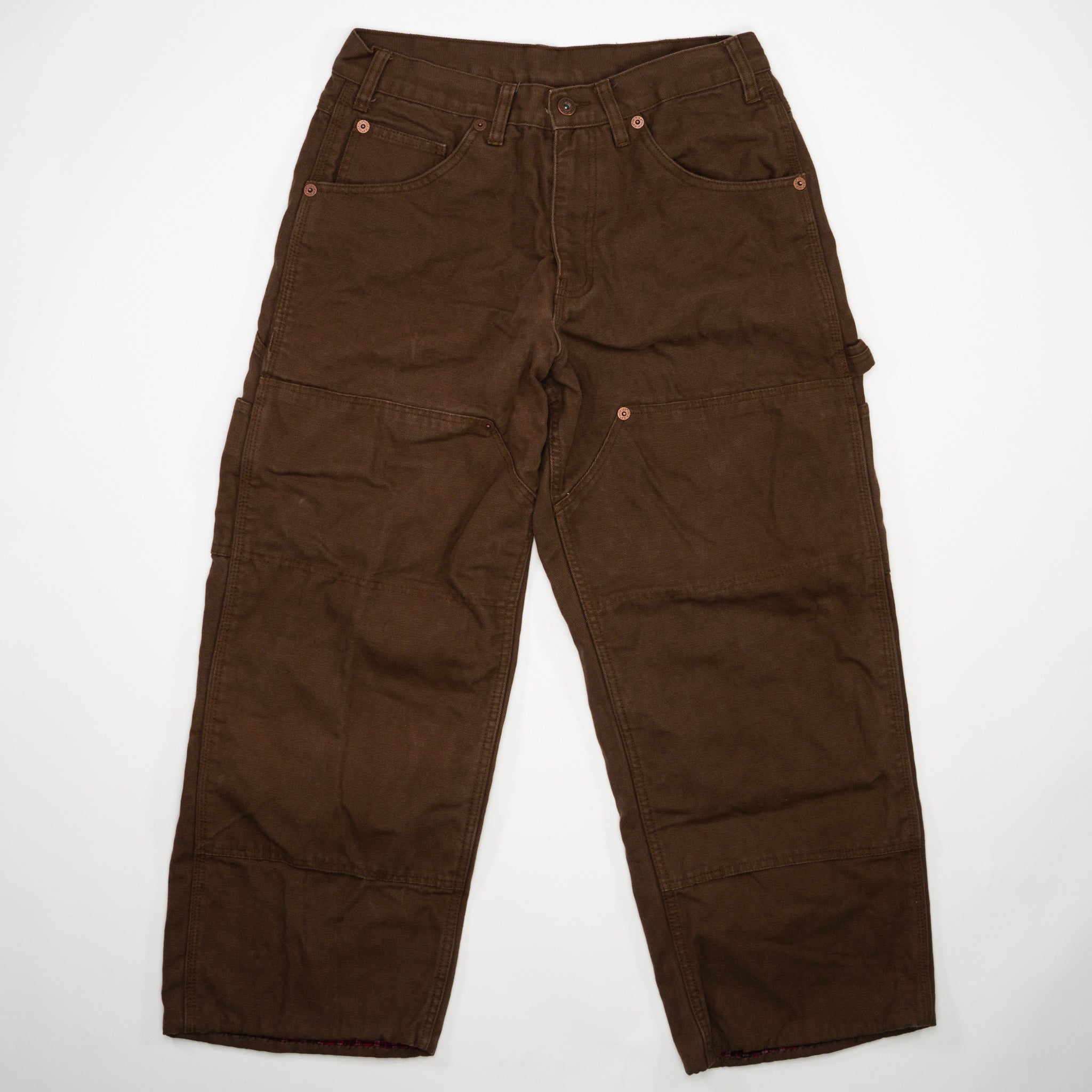 Vintage Brown Dickies Double Knee Workwear Pants (32 x 34)