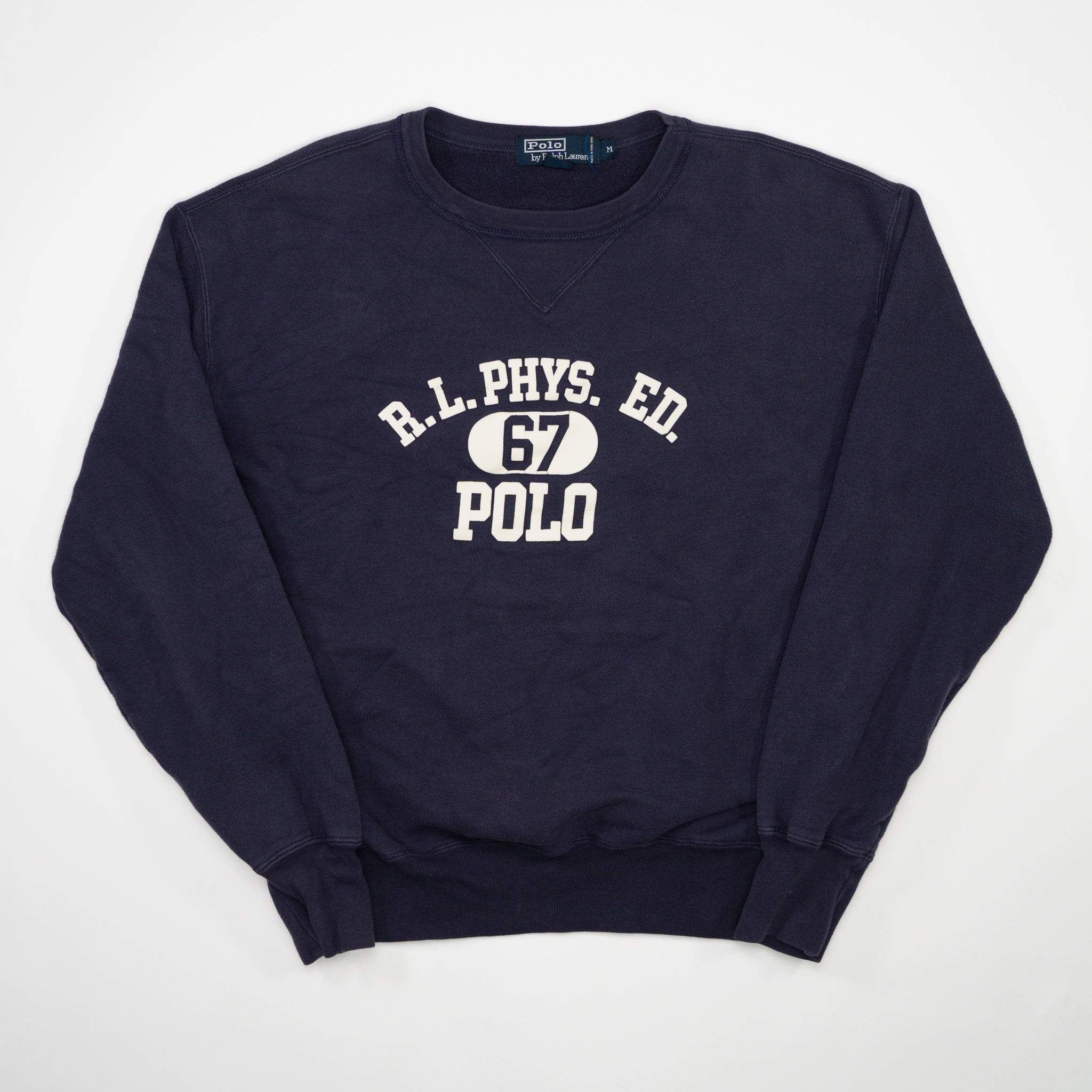 Vintage 90s Ralph Lauren Phys ED. Polo Crewneck (M/L)