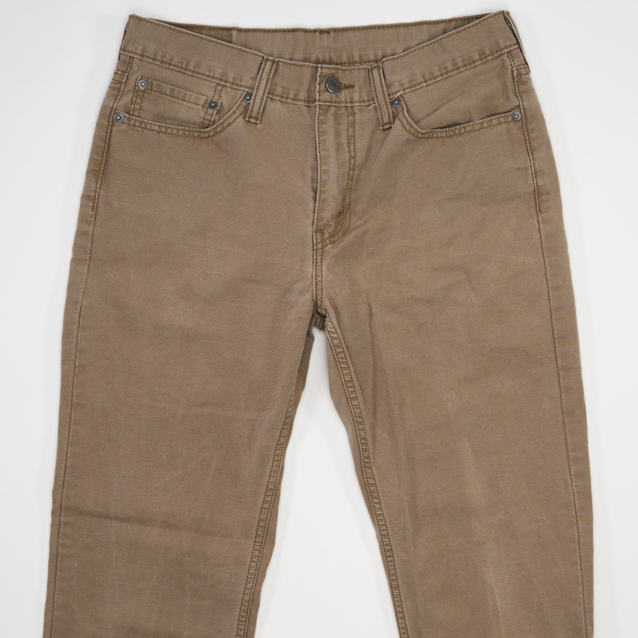 Vintage Dark Beige 514 Levi Jeans (32 x 30)