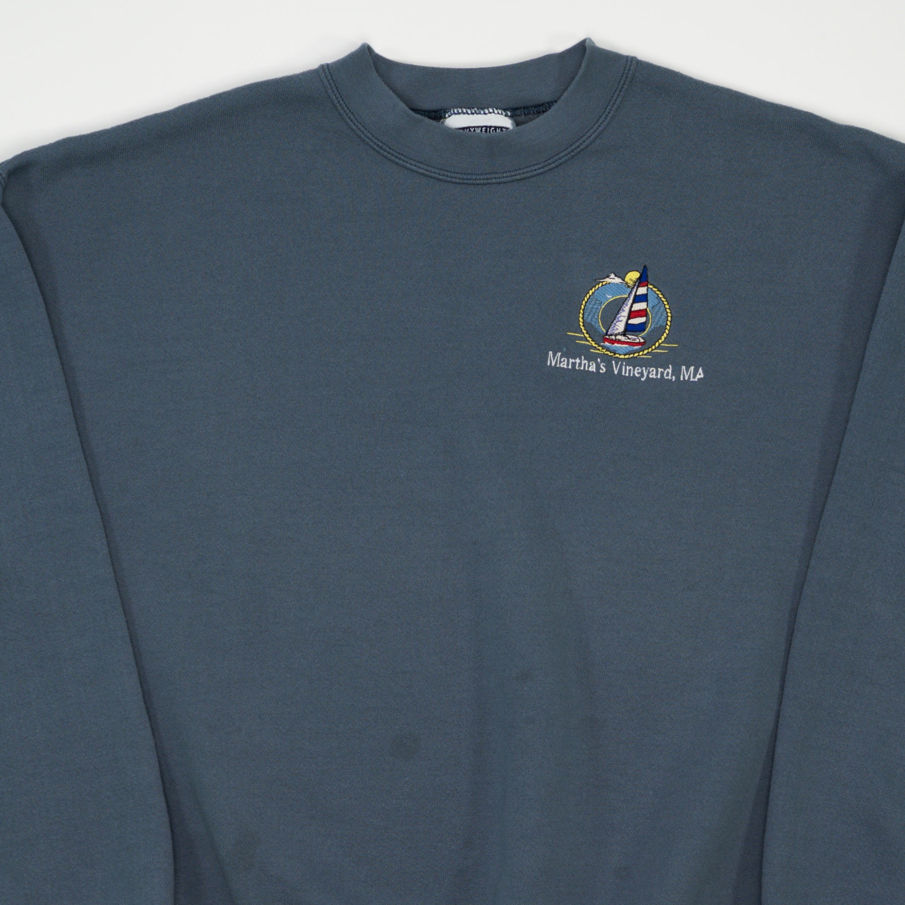 Vintage Washed Blue Martha's Vineyard x Lee Crewneck (L)